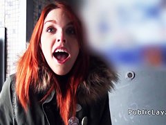 Spanish amateur from public banged pov