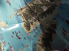 Anne in sex on the beach with a nice-looking babe