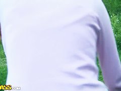 Hot students, Albina,Ava,Taylor and Zoe celebrate purchase of a new car.