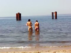 Slim and hot petite Dasi West gets pounded hard on beach