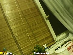 Slim and hot petite Dasi West gets pounded hard on beach