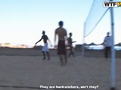 Hot travel sex movie at the beach from Egypt Day