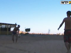 Hot travel sex movie at the beach from Egypt Day