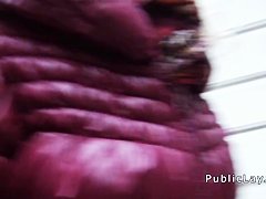 Public pick up ends with blonde babe fucking