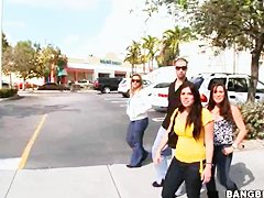 Chubby amateur Brittney gets filmed on the street