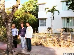 Chubby amateur Brittney gets filmed on the street