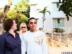 Chubby amateur Brittney gets filmed on the street