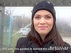 Busty Hungarian amateur fucks for cash