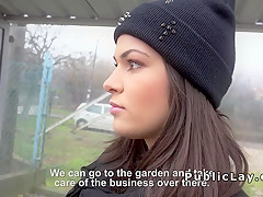 Busty Hungarian amateur fucks for cash