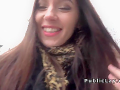Hot Russian Milf picked up in public