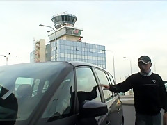 Horny pornstar in amazing outdoor, swallow adult clip