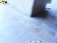 Krystinka uncovers her pussy and pisses