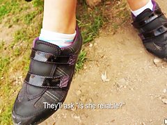 Timea sticks around for some good fuck