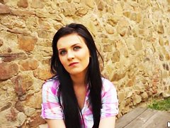 Timea sticks around for some good fuck