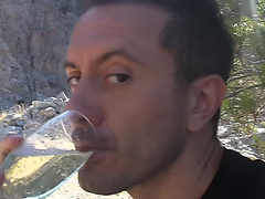 Leila in amateur girl kissing and jerking a massive dong