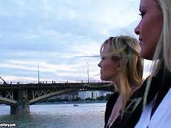 Blue Angel and Sophie Moone ride on a boat