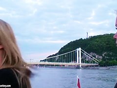 Blue Angel and Sophie Moone ride on a boat