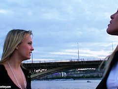 Blue Angel and Sophie Moone ride on a boat