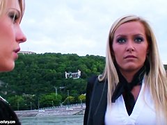 Blue Angel and Sophie Moone ride on a boat