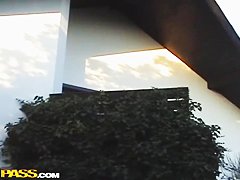 Awesome outdoor amateur action with hot couple