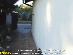 Awesome outdoor amateur action with hot couple