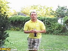 Awesome outdoor amateur action with hot couple