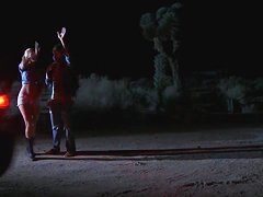 Samantha Saint and her man get busy in a tent in the middle of nowhere