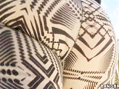 Provocative Lizzie Tucker teases with her big ass