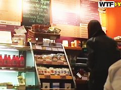 Young babe Nessa Devil takes on cock in toilet