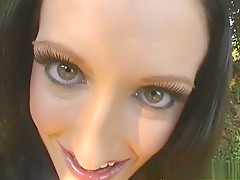 Amazing pornstar Hailey Young in best brunette, outdoor adult clip
