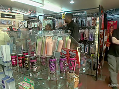 Japanese Whore Publicly Fucked in Dirty Movie Theater