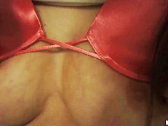 A girl on the street is offered cash for tits