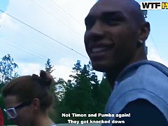 Hot students picnic with Albina