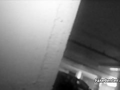 Banging pussy in public parking