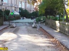 Blonde Dona wants public sex at the park to tame her wild urges