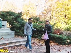 Blonde Dona wants public sex at the park to tame her wild urges