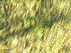 Blonde Dona wants public sex at the park to tame her wild urges