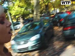 Blonde Dona wants public sex at the park to tame her wild urges