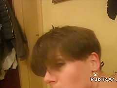 Short haired Czech bangs for money