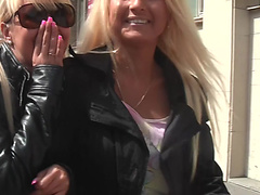 Amelie Pure & Jocelyn in two hot pick up girls get fucked by a horny guy