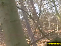 Amateur euro public fucked by imposter agent