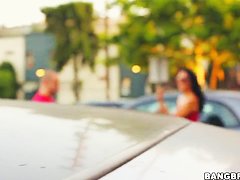 Hot group fuck in the forest with beautiful bitches