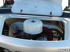 Amanda and Malli Abdallah get naughty on the beach