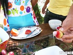 Sweet cherry pie needs some good poking