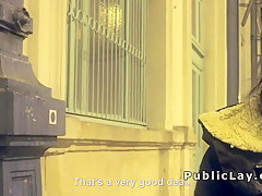 Picked up Hungarian babe gets fucked