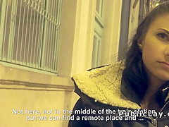 Picked up Hungarian babe gets fucked