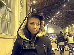 Picked up Hungarian babe gets fucked