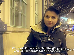 Picked up Hungarian babe gets fucked