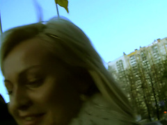 Kathy in public porn video showing lusty hardcore fucking