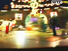Sucking penis in public place is intriguing